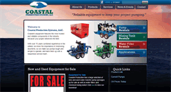 Desktop Screenshot of coastalproductionsystems.com